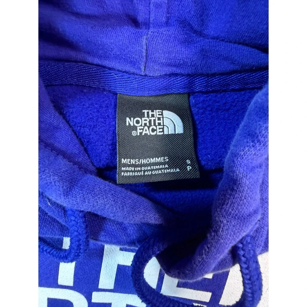 The North Face Mens Blue Half Dome Logo Pullover Hoodie‎ Sweatshirt Small